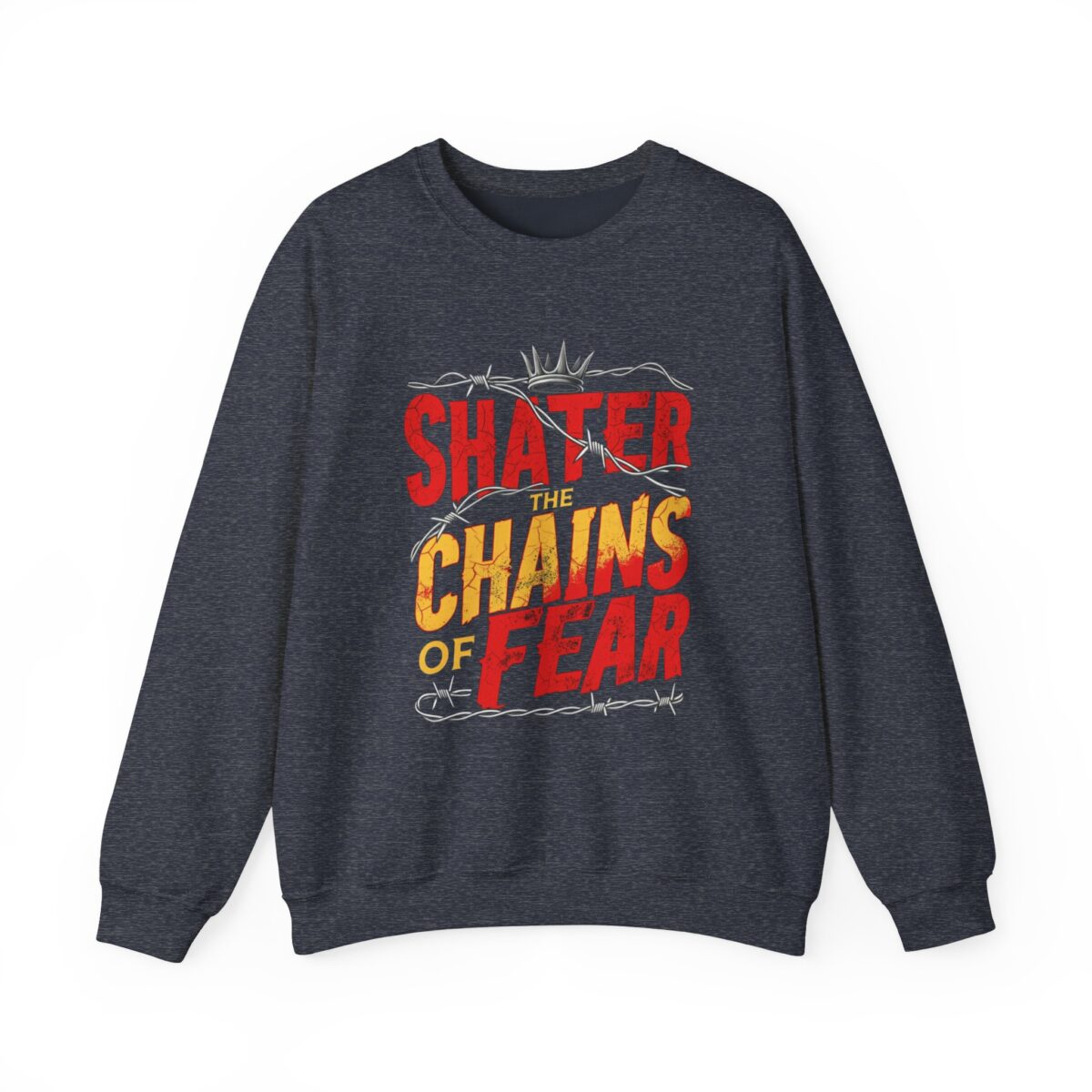 Shater chains of fear Unisex Heavy Blend™ Crewneck Sweatshirt - Image 9