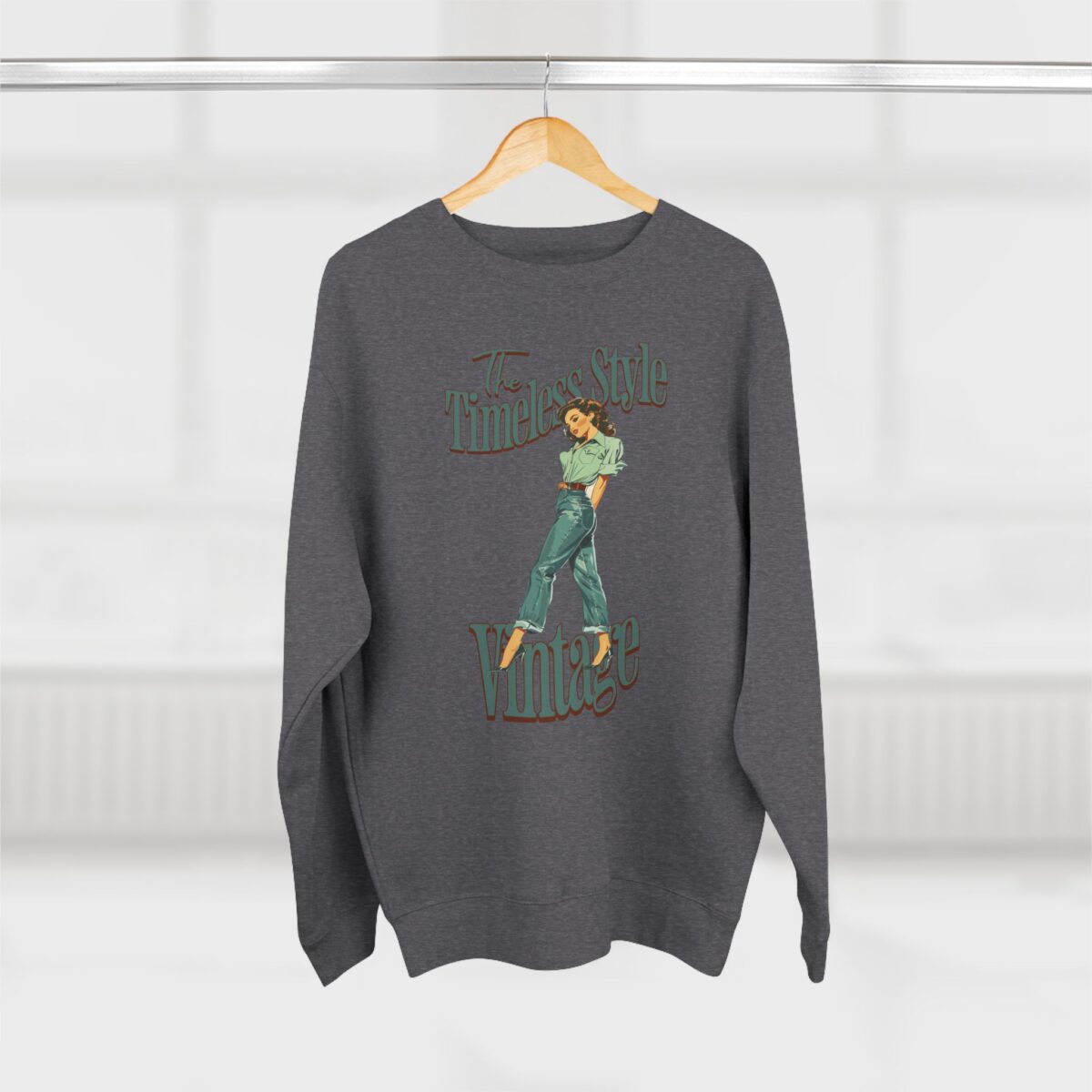 Timeless style Unisex Crewneck Sweatshirt - Image 4