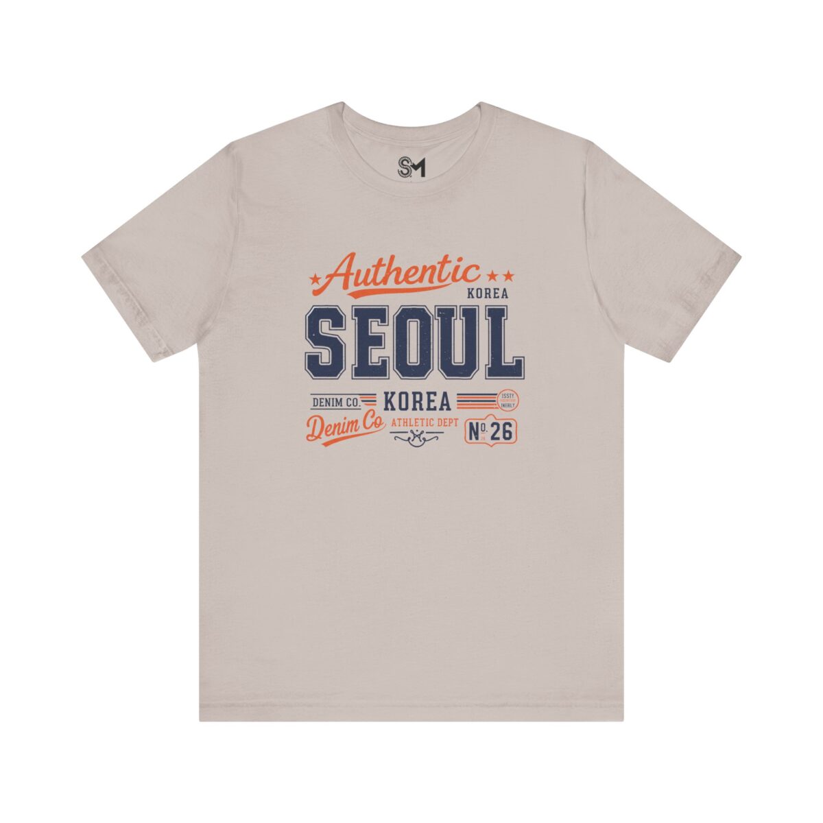 SEOUL KOREA Athletic Dept. Unisex Jersey Short Sleeve Tee - Image 25