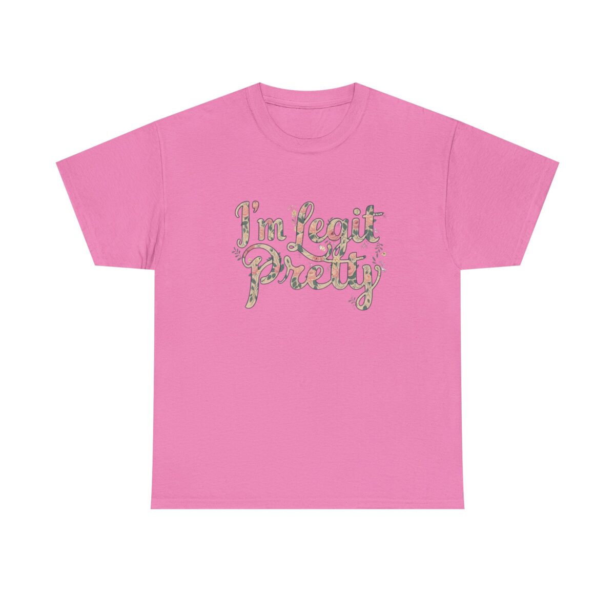 I'm legit pretty Unisex Heavy Cotton Tee - Image 37