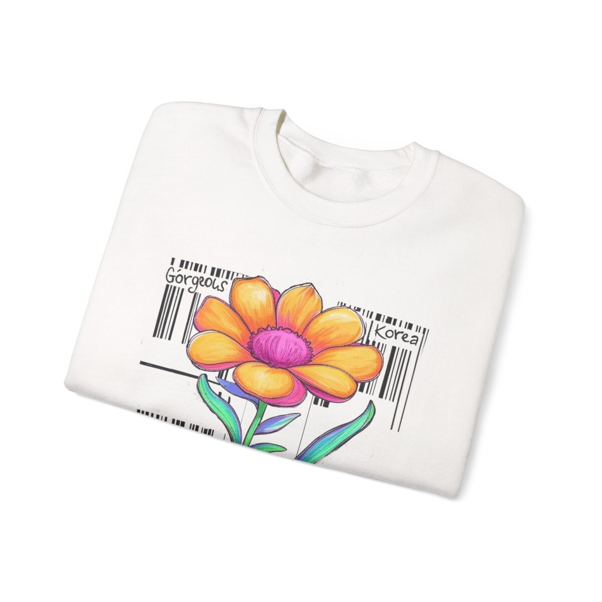 Gorgeous Flower Graphic Sweatshirt | Unisex Crewneck for All Seasons - Image 3