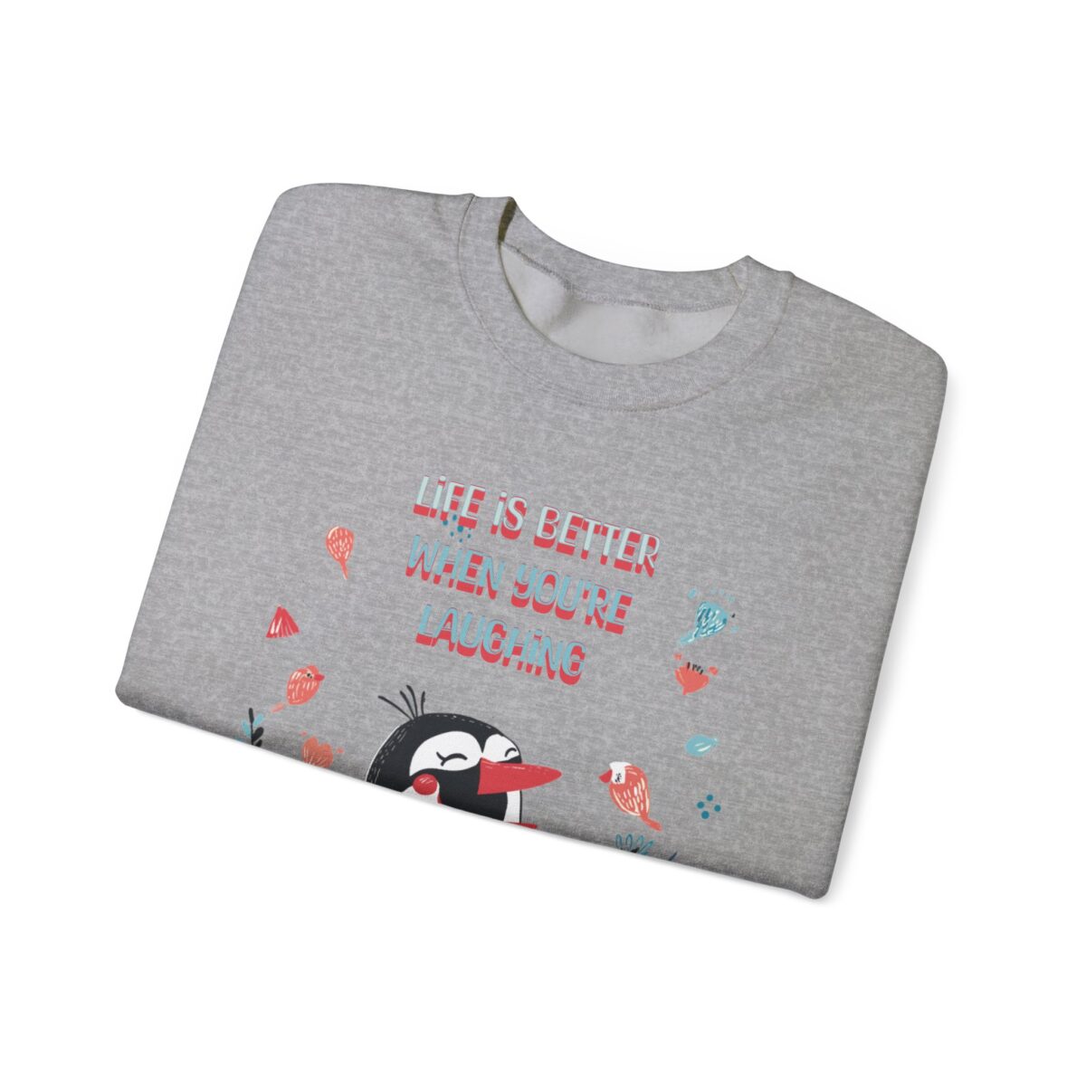 Life is better when you're laughing Unisex Heavy Blend™ Crewneck Sweatshirt - Image 11