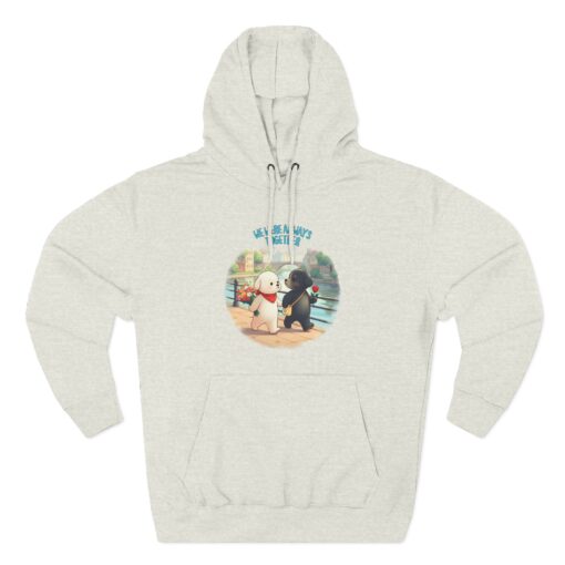 Always together Three-Panel Fleece Hoodie - Image 13