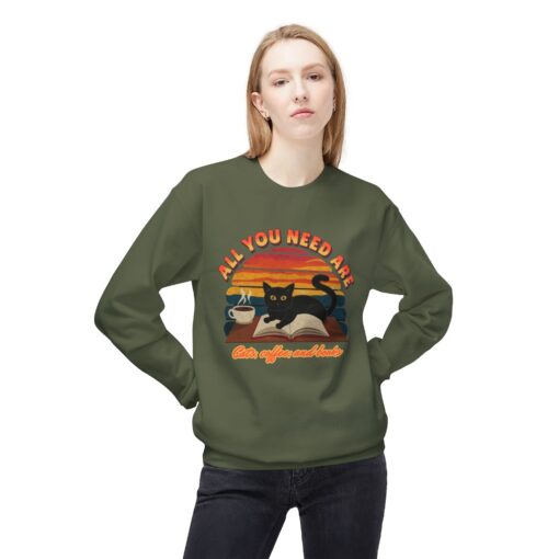 All you need are Unisex Midweight Softstyle Fleece Crewneck Sweatshirt - Image 19