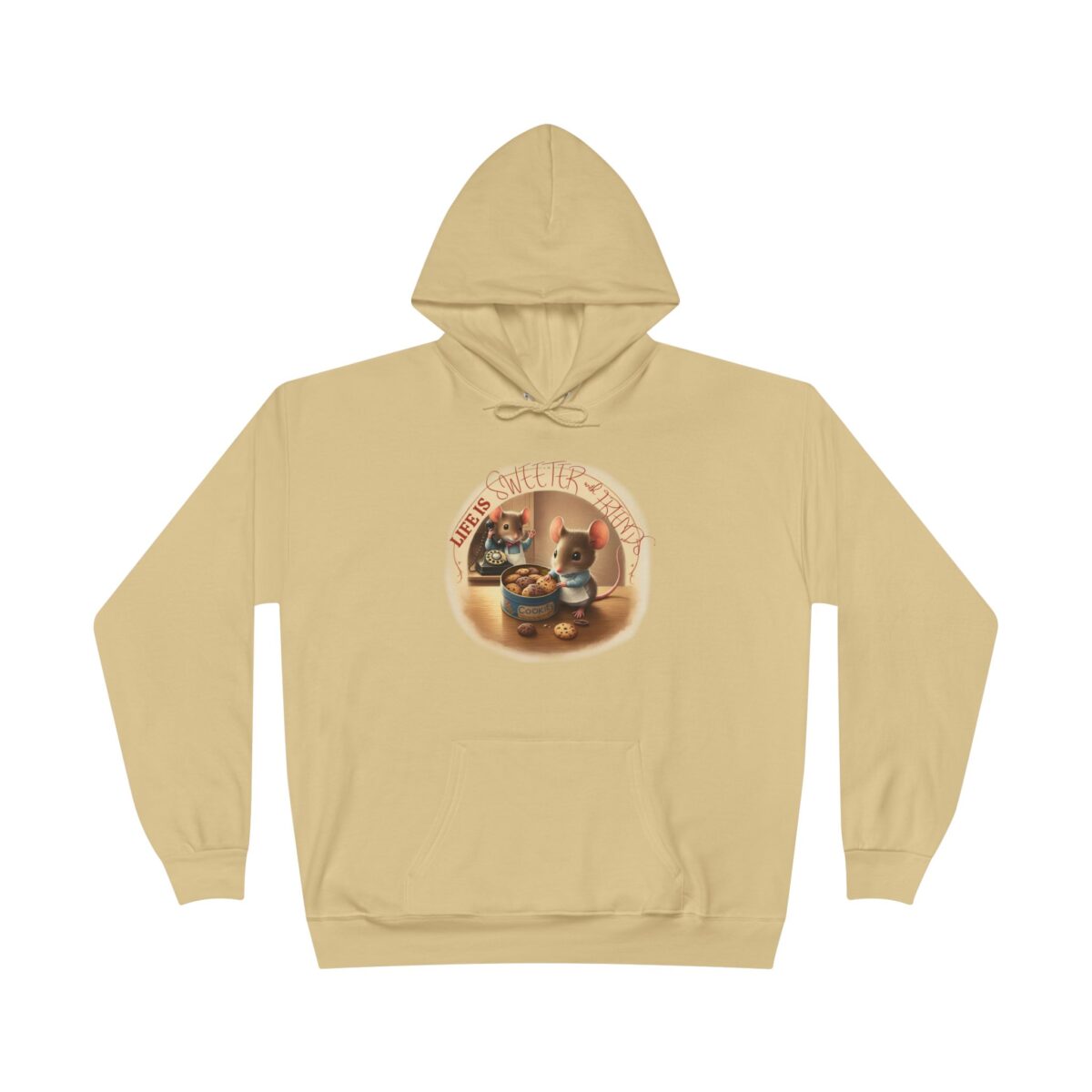 Life is sweeter with friends Unisex EcoSmart® Pullover Hoodie Sweatshirt - Image 9
