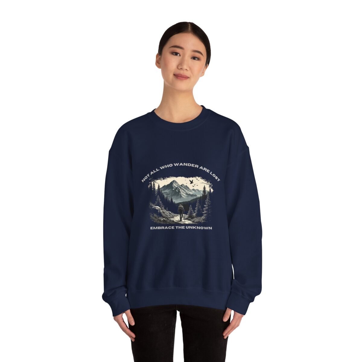 Not All Who Wander Are Lost Unisex Heavy Blend™ Crewneck Sweatshirt - Image 32