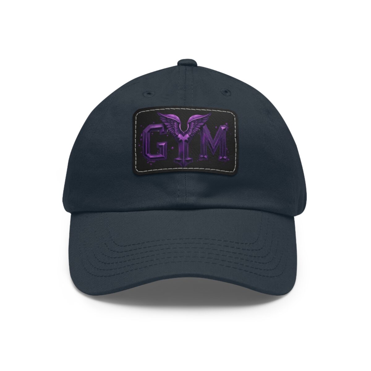 GYM Hat with Leather Patch (Rectangle) - Image 5