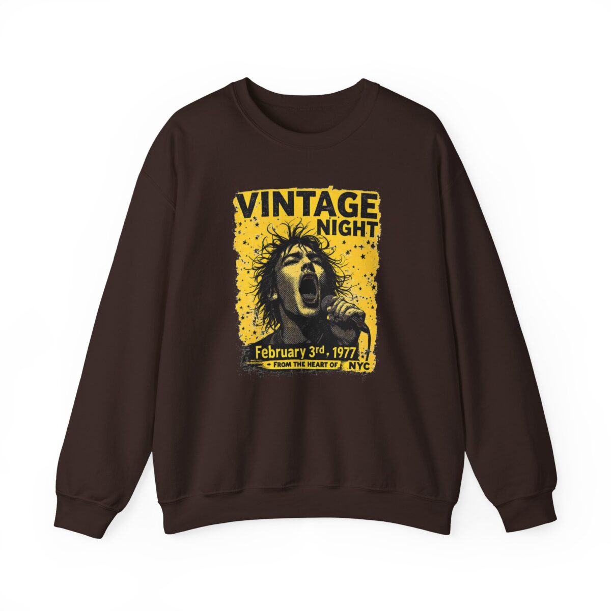 VINTAGE NIGHT Unisex Heavy Blend™ Crewneck Sweatshirt - Image 5