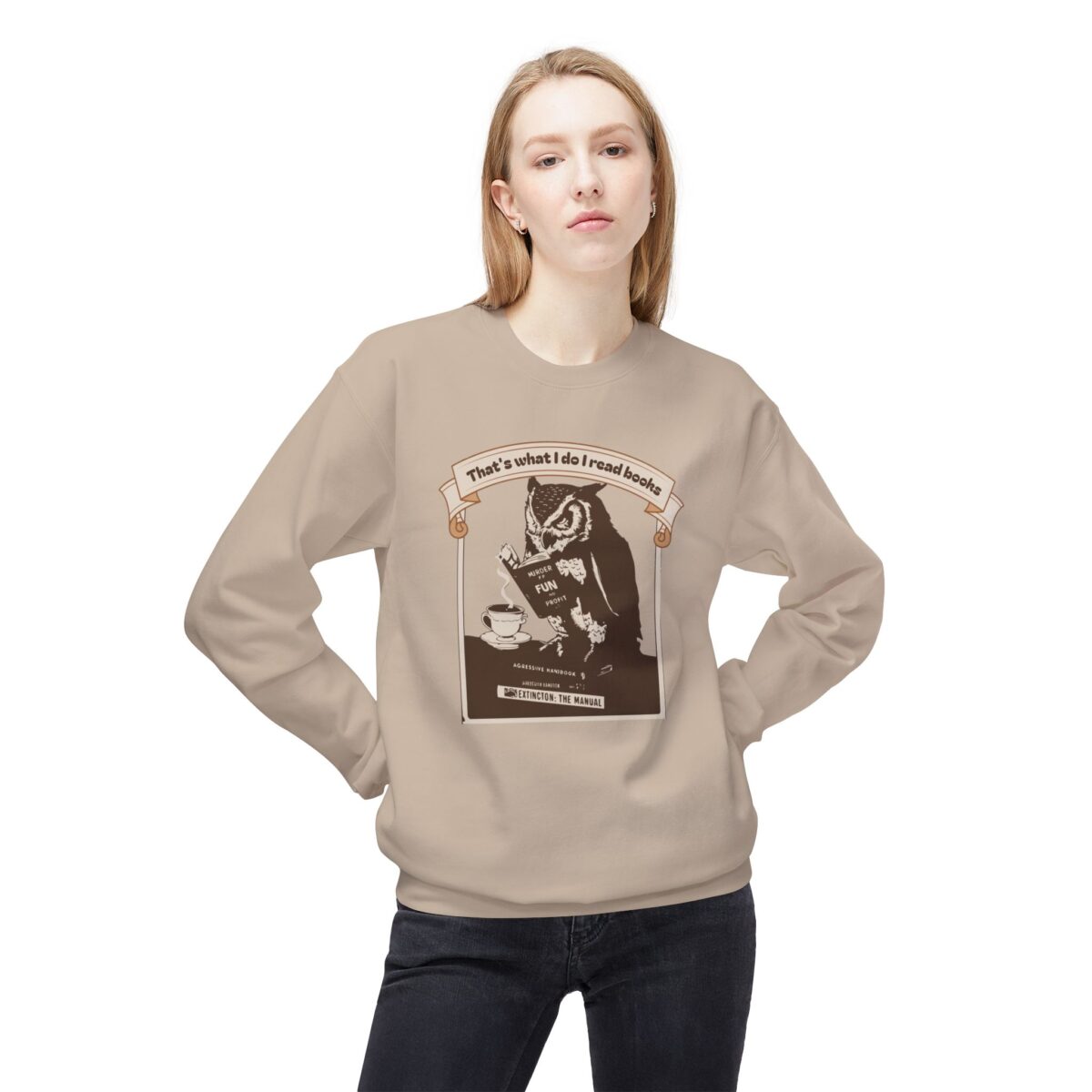 I read books Unisex Midweight Softstyle Fleece Crewneck Sweatshirt - Image 11
