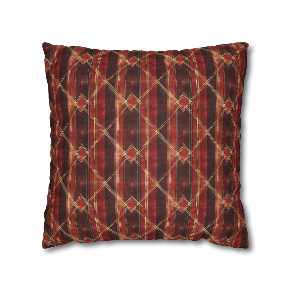 Sparkly red hues Faux Suede Square Pillowcase - Image 9