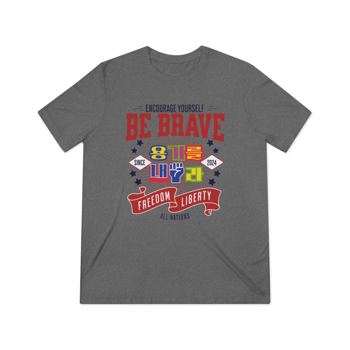 Be brave Unisex Triblend Tee - Image 5
