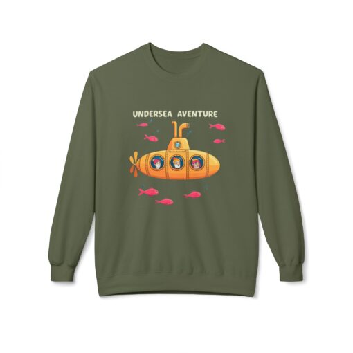 Undersea Adventure Unisex Midweight Softstyle Fleece Crewneck Sweatshirt - Image 5