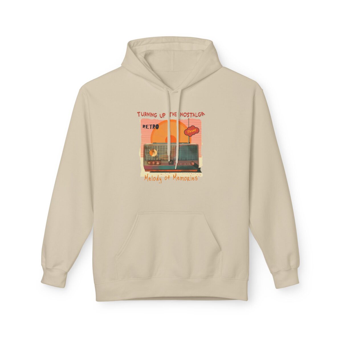 Turning up the nostalgia Unisex Midweight Softstyle Fleece Hoodie - Image 13