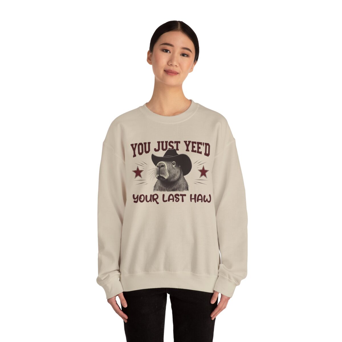 YOU JUST YEE'D YOUR LAST HAW Unisex Heavy Blend™ Crewneck Sweatshirt - Image 12