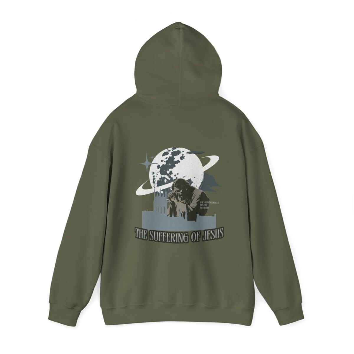 The suffering of Jesus Unisex Heavy Blend™ Hooded Sweatshirt - Image 7