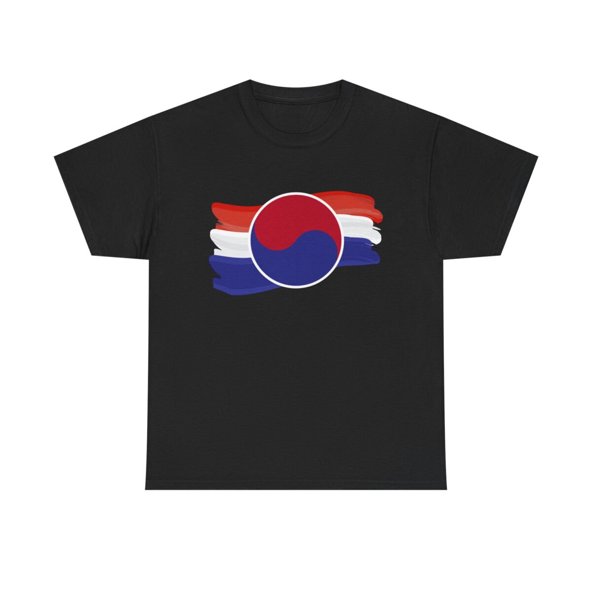 Unisex Heavy Cotton Tee - Korean Flag Inspired Design - Perfect for Cultural Celebrations and Casual Wear - Image 9