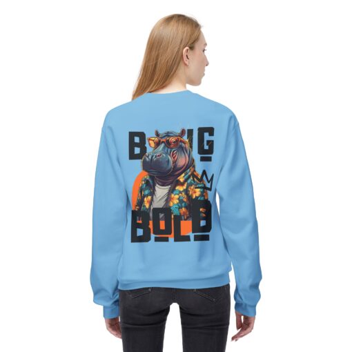 Big Bold Unisex Midweight Softstyle Fleece Crewneck Sweatshirt - Image 32