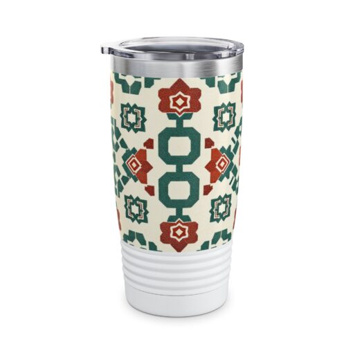 Traditional Korean Geometric Patterns Ringneck Tumbler, 20oz - Image 2