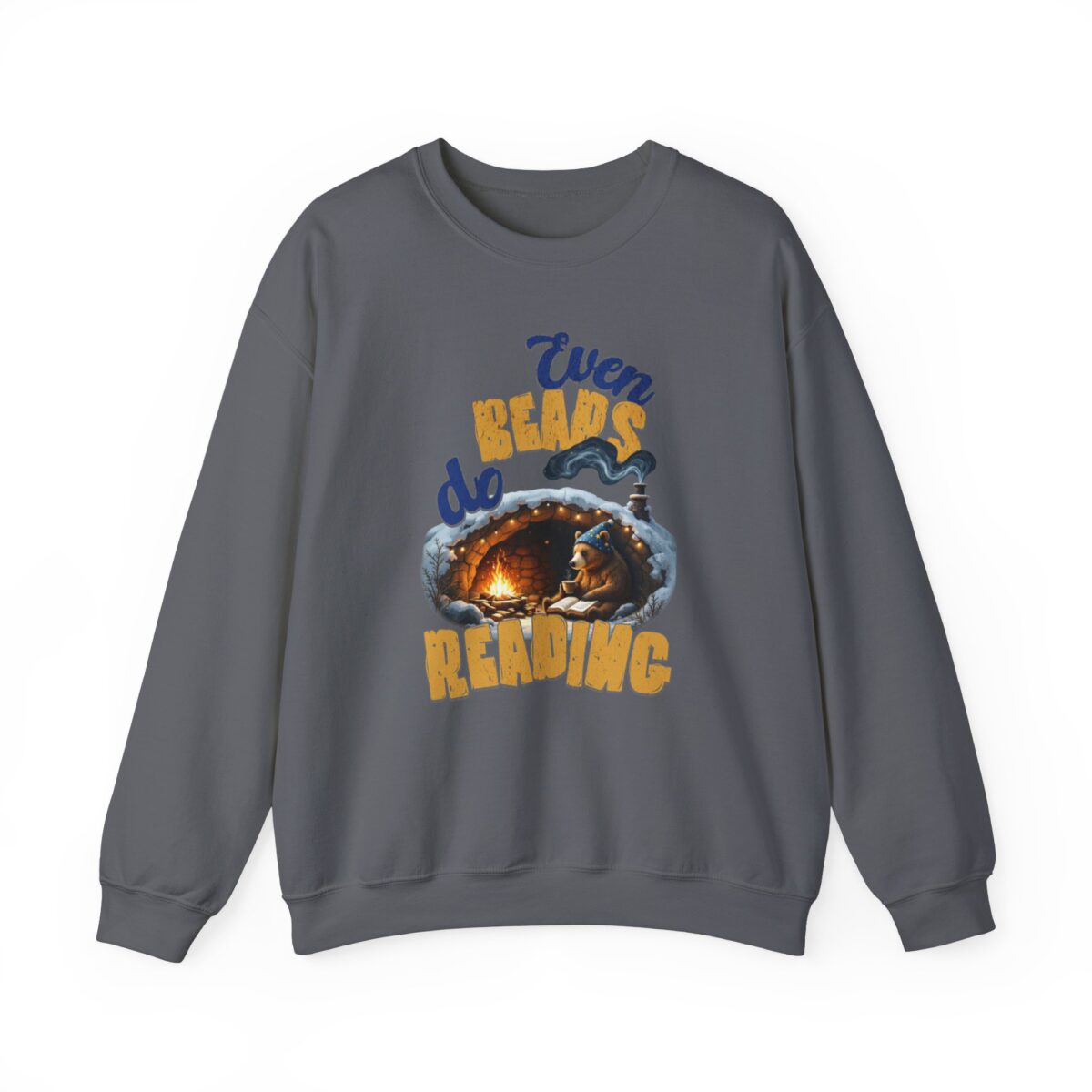 Even bears do reading Unisex Heavy Blend™ Crewneck Sweatshirt - Image 29