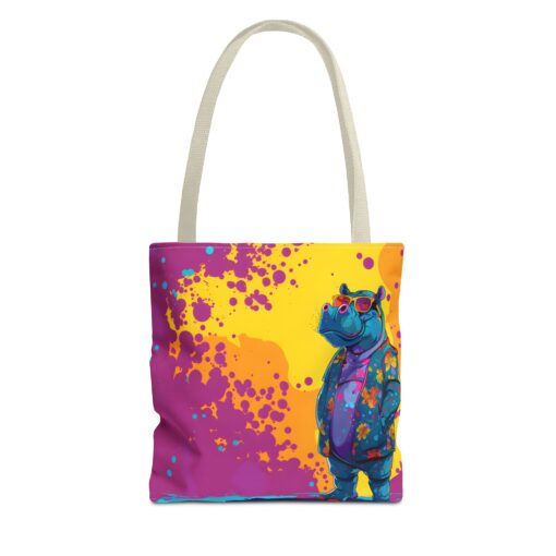 Stylish Hippo Tote Bag (AOP) - Image 37