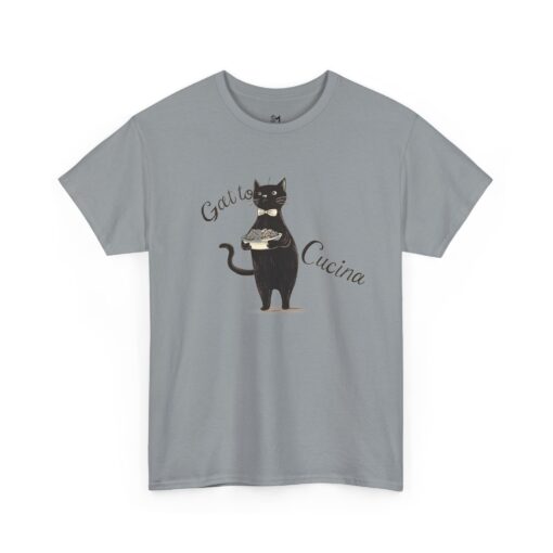 Gatto e Cucina Unisex Heavy Cotton Tee - Image 11