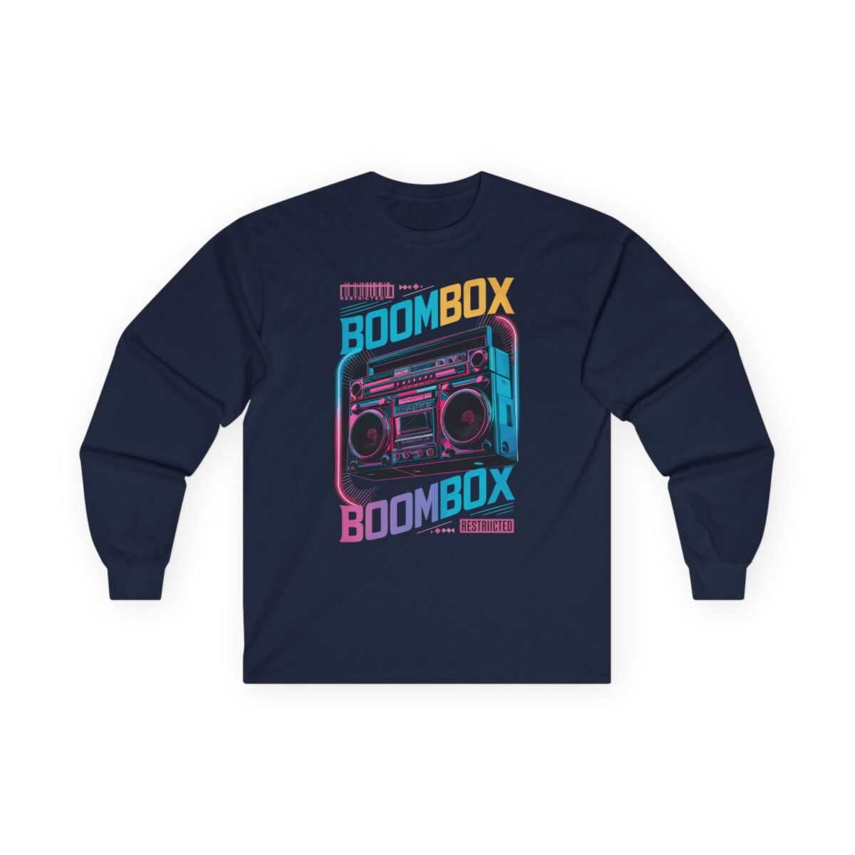 Boom box Unisex Ultra Cotton Long Sleeve Tee - Image 37