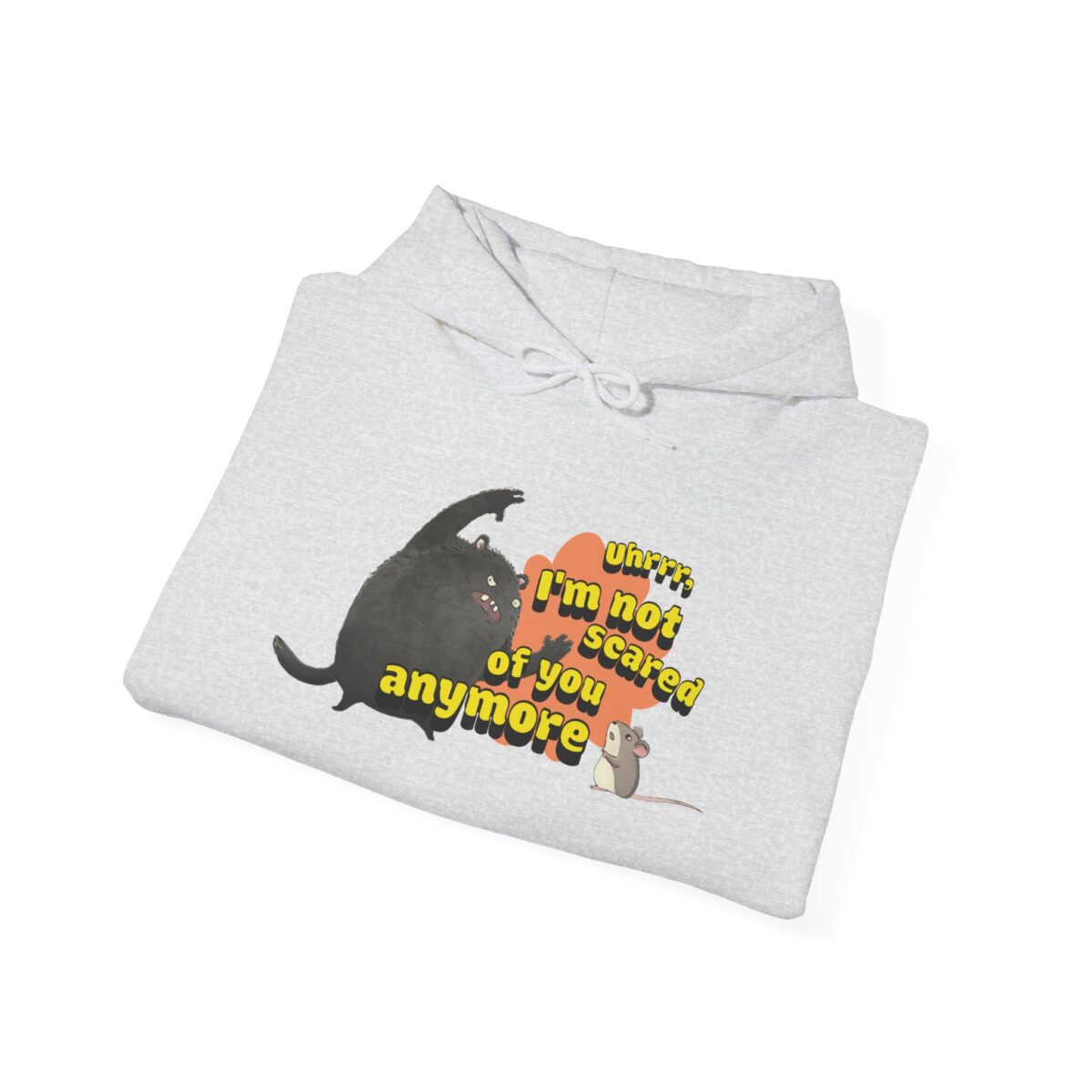 I'm not scared of you anymore Unisex Heavy Blend™ Hooded Sweatshirt - Image 4