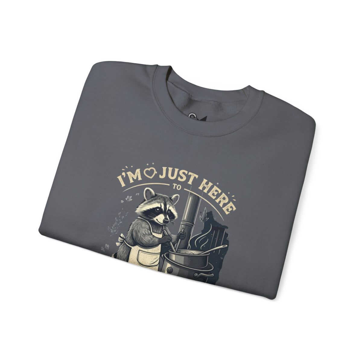 I am just here Unisex Heavy Blend™ Crewneck Sweatshirt - Image 27