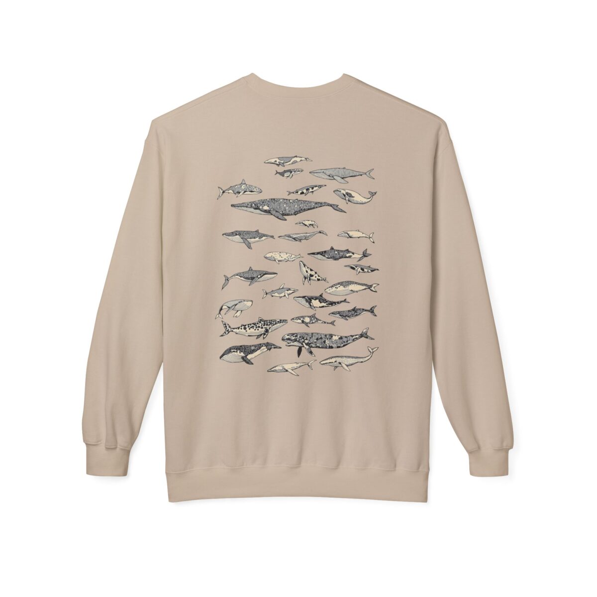 For Whales Unisex Midweight Softstyle Fleece Crewneck Sweatshirt - Image 6