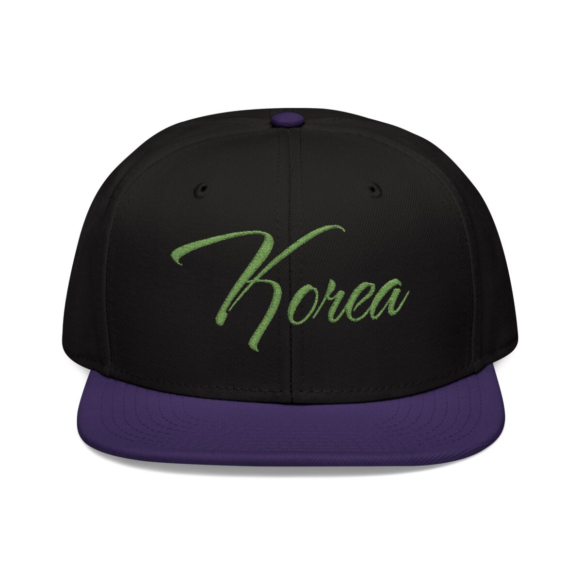 Korea Embroidered Snapback Cap - Stylish Streetwear for Casual Outfits - Image 5