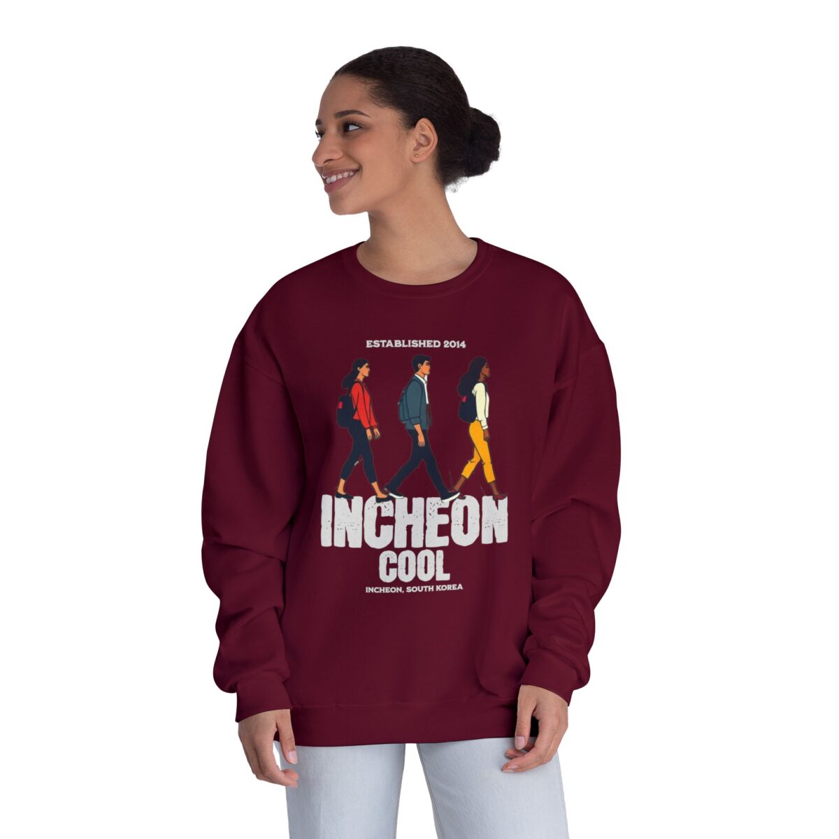 Incheon Cool Unisex NuBlend® Crewneck Sweatshirt - Image 44