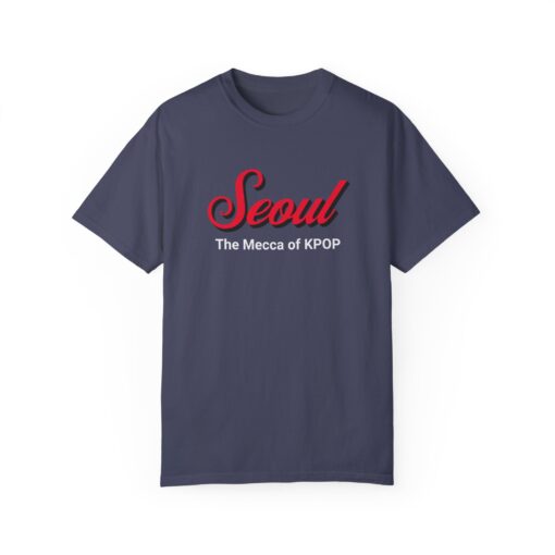Seoul K-Pop Unisex Garment-Dyed T-Shirt - Trendy & Stylish - Image 5