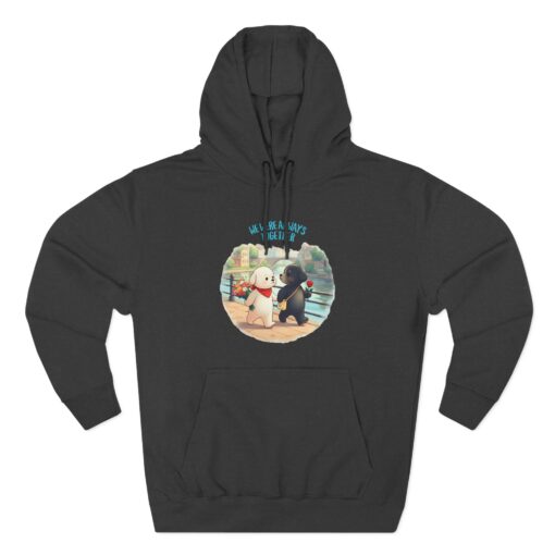 Always together Three-Panel Fleece Hoodie - Image 5