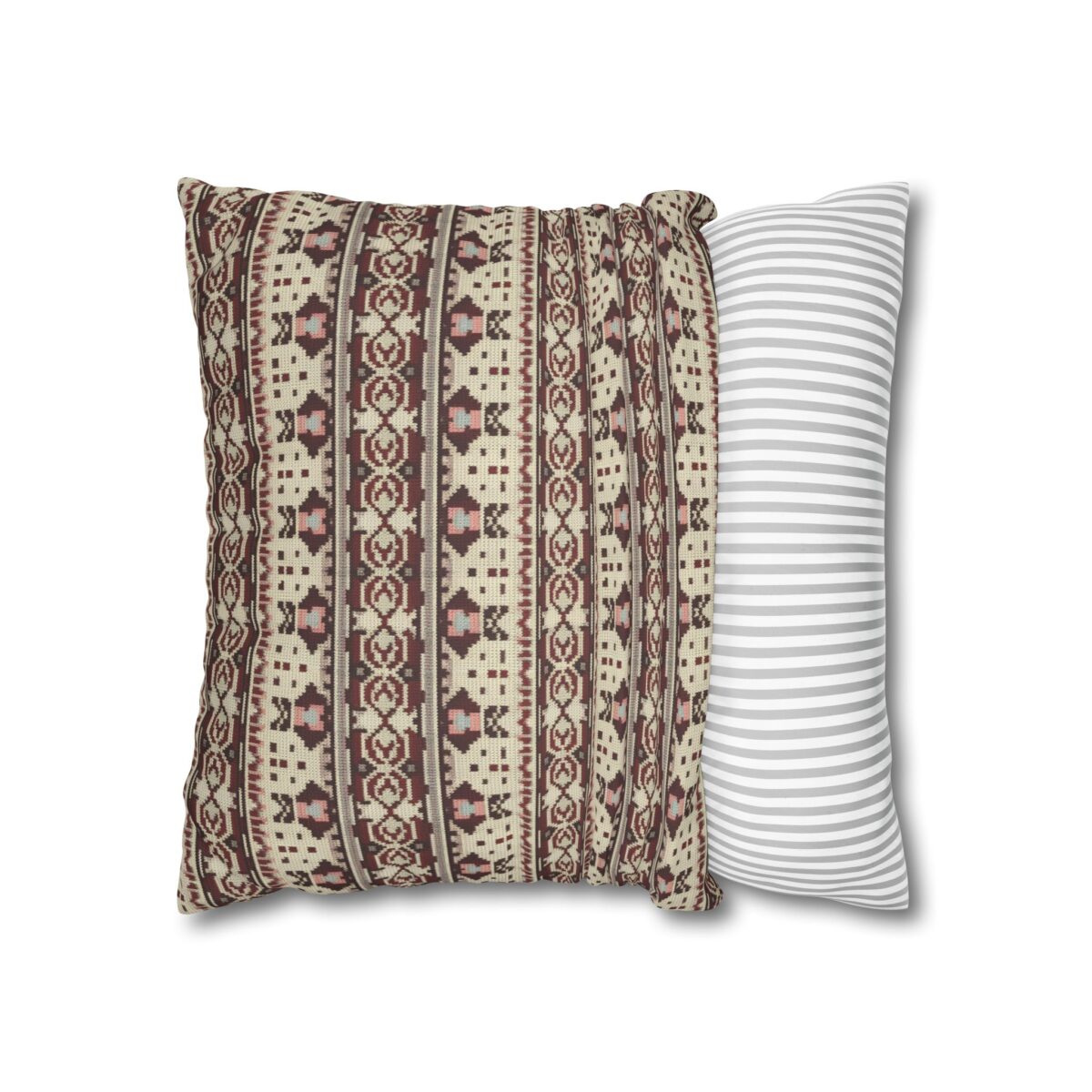 Vintage Cozy Faux Suede Square Pillowcase - Image 6