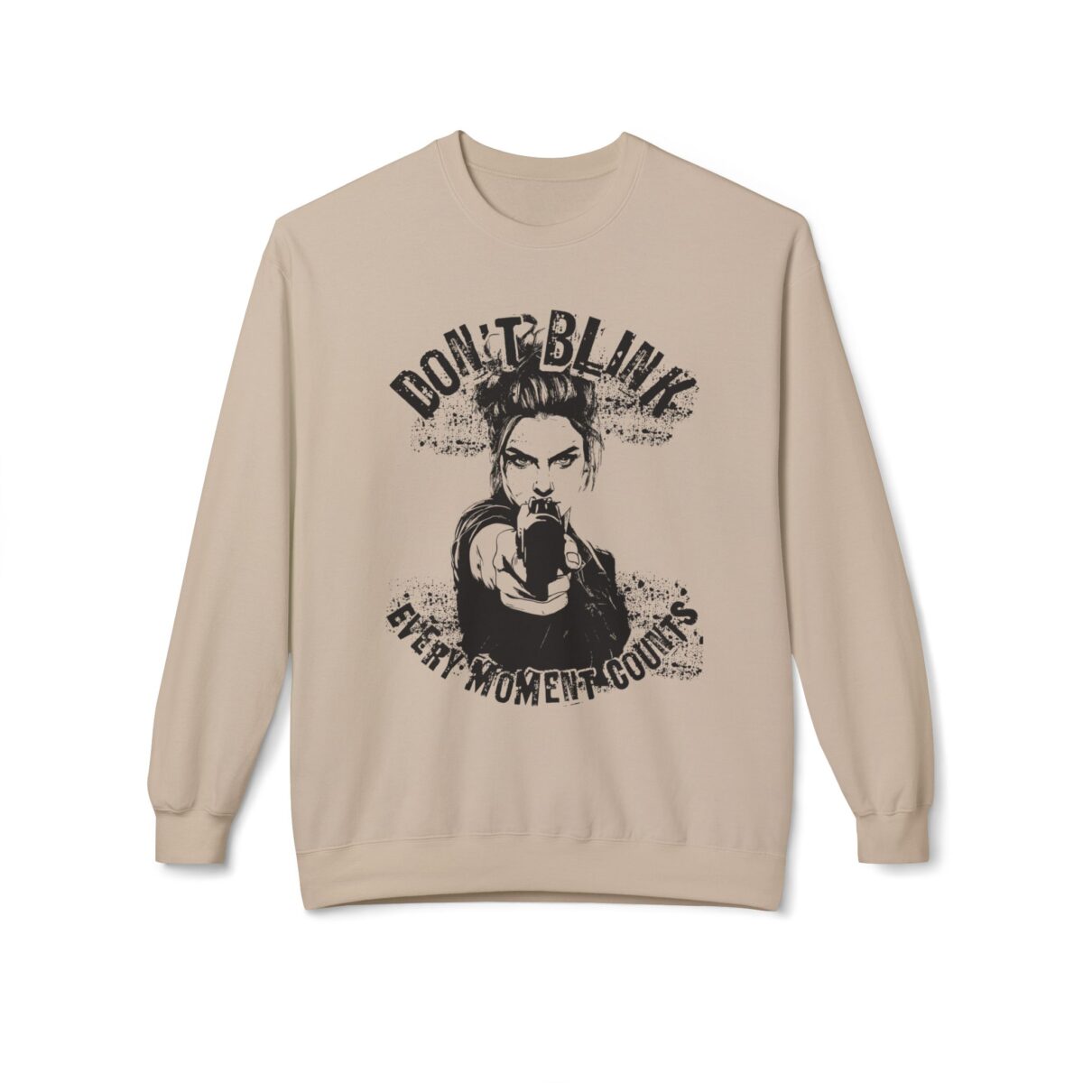 Don't Blink Unisex Midweight Softstyle Fleece Crewneck Sweatshirt