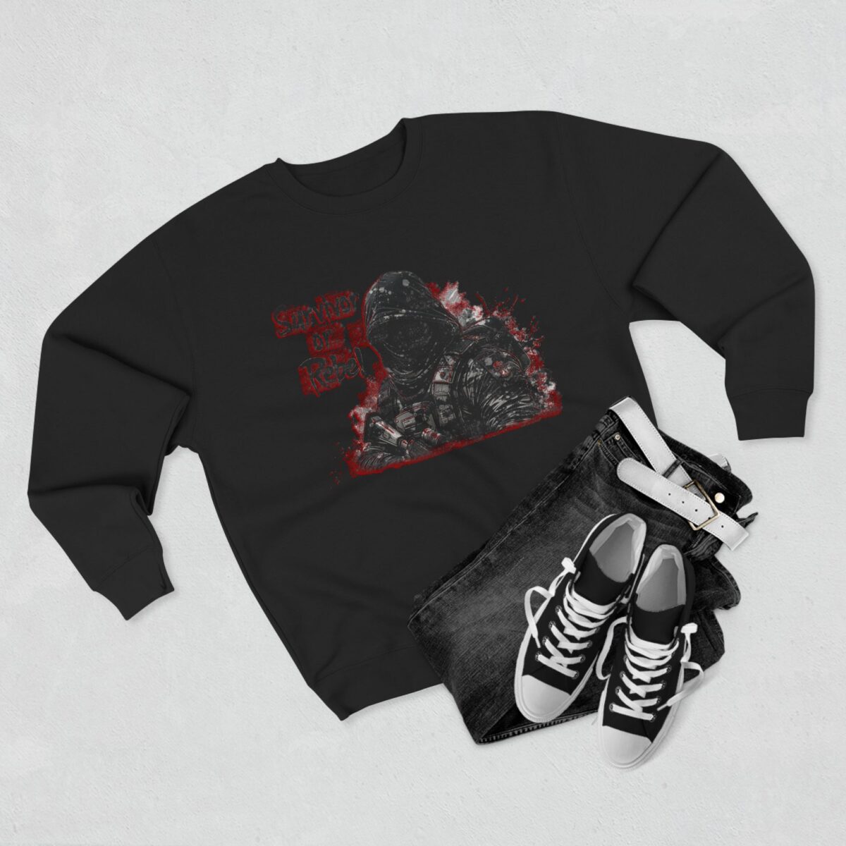 Survivor or rebel Unisex Crewneck Sweatshirt - Image 3