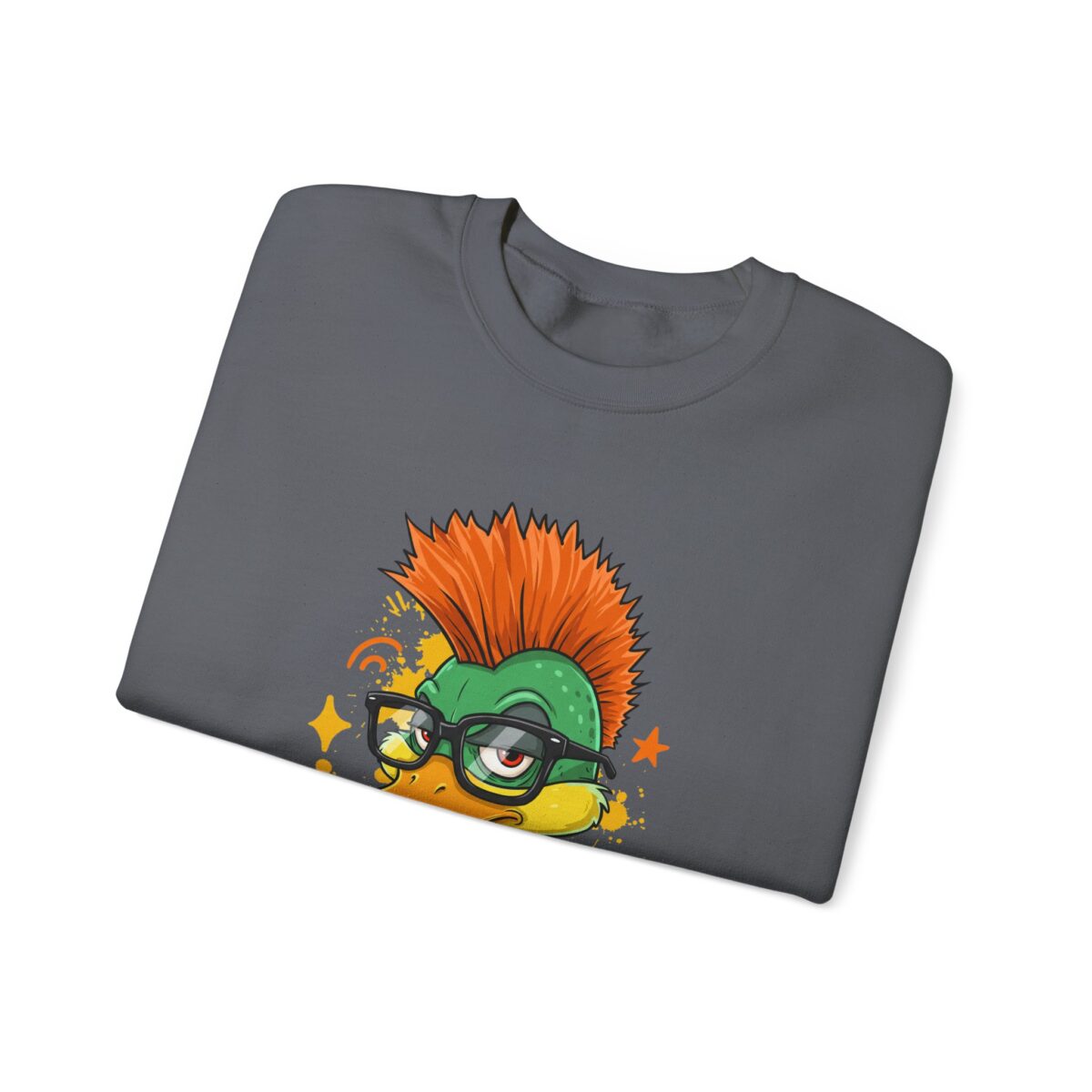Mad duck mode on Unisex Heavy Blend™ Crewneck Sweatshirt - Image 7