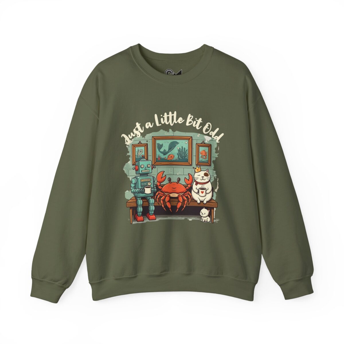 Just a little bit odd Unisex Heavy Blend™ Crewneck Sweatshirt - Image 13