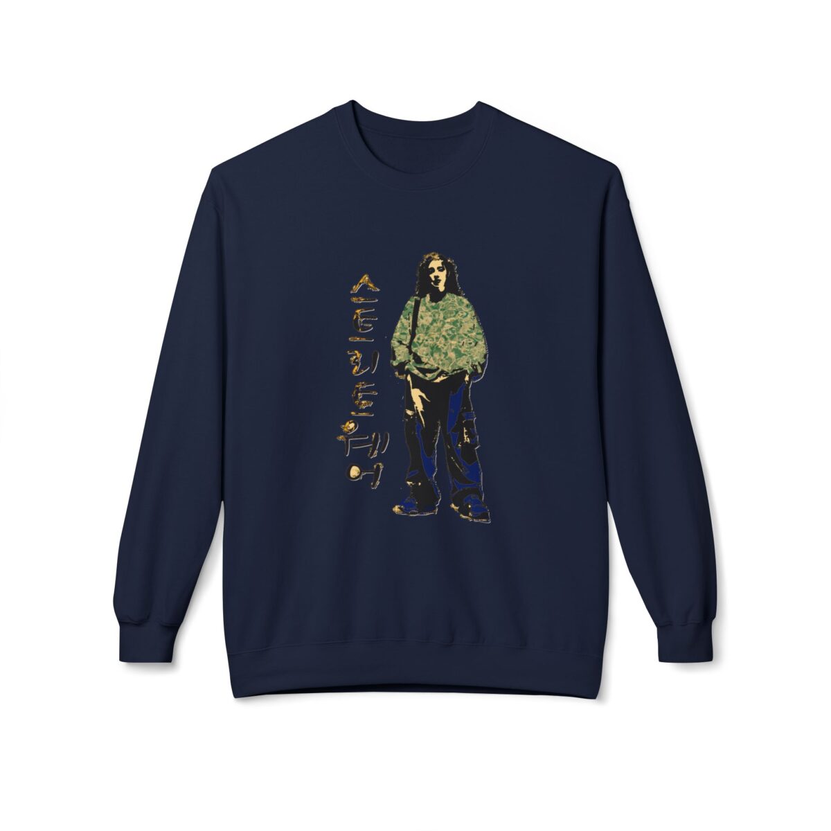 Streetwear Unisex Midweight Softstyle Fleece Crewneck Sweatshirt