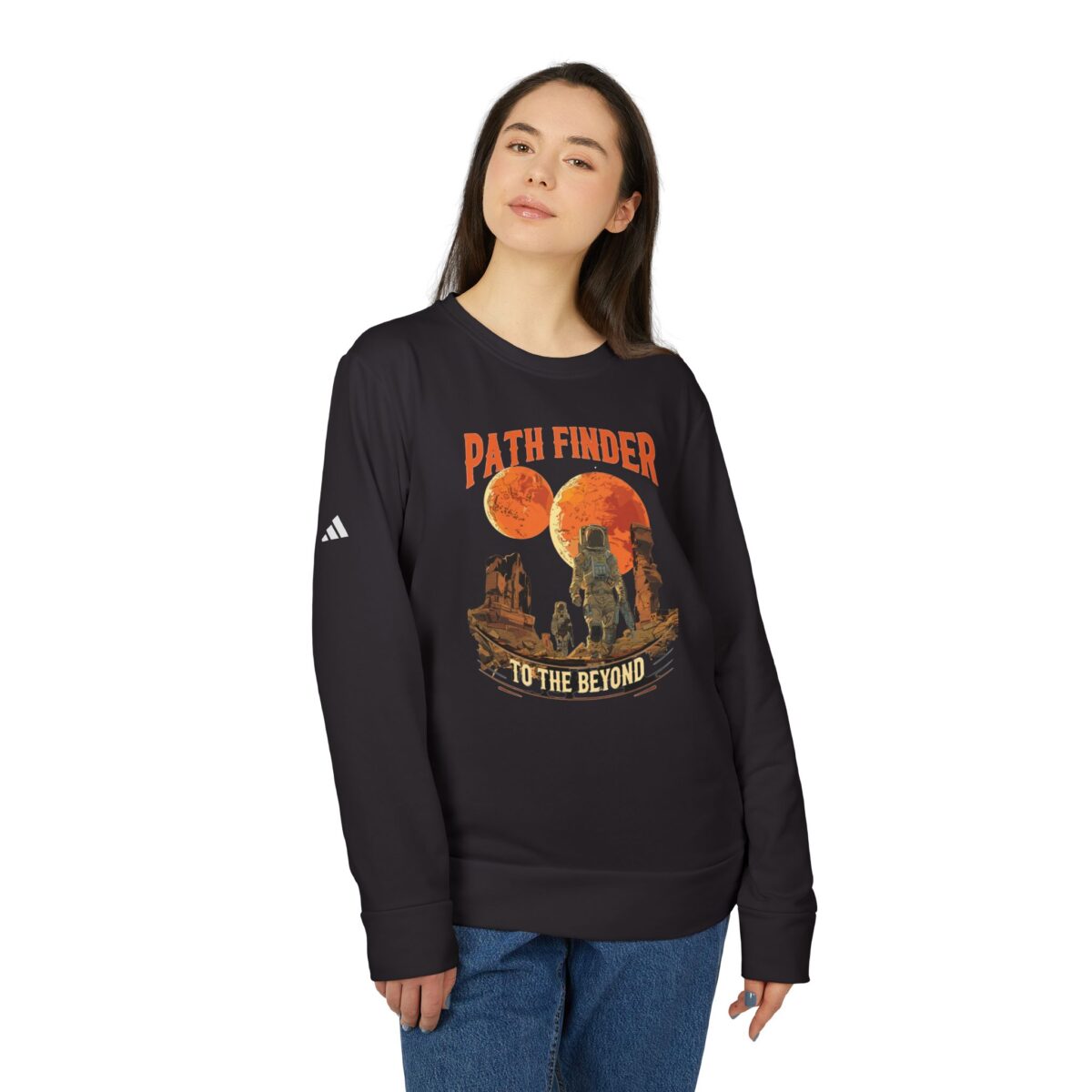 Path Finder adidas Unisex Fleece Crewneck Sweatshirt - Image 23