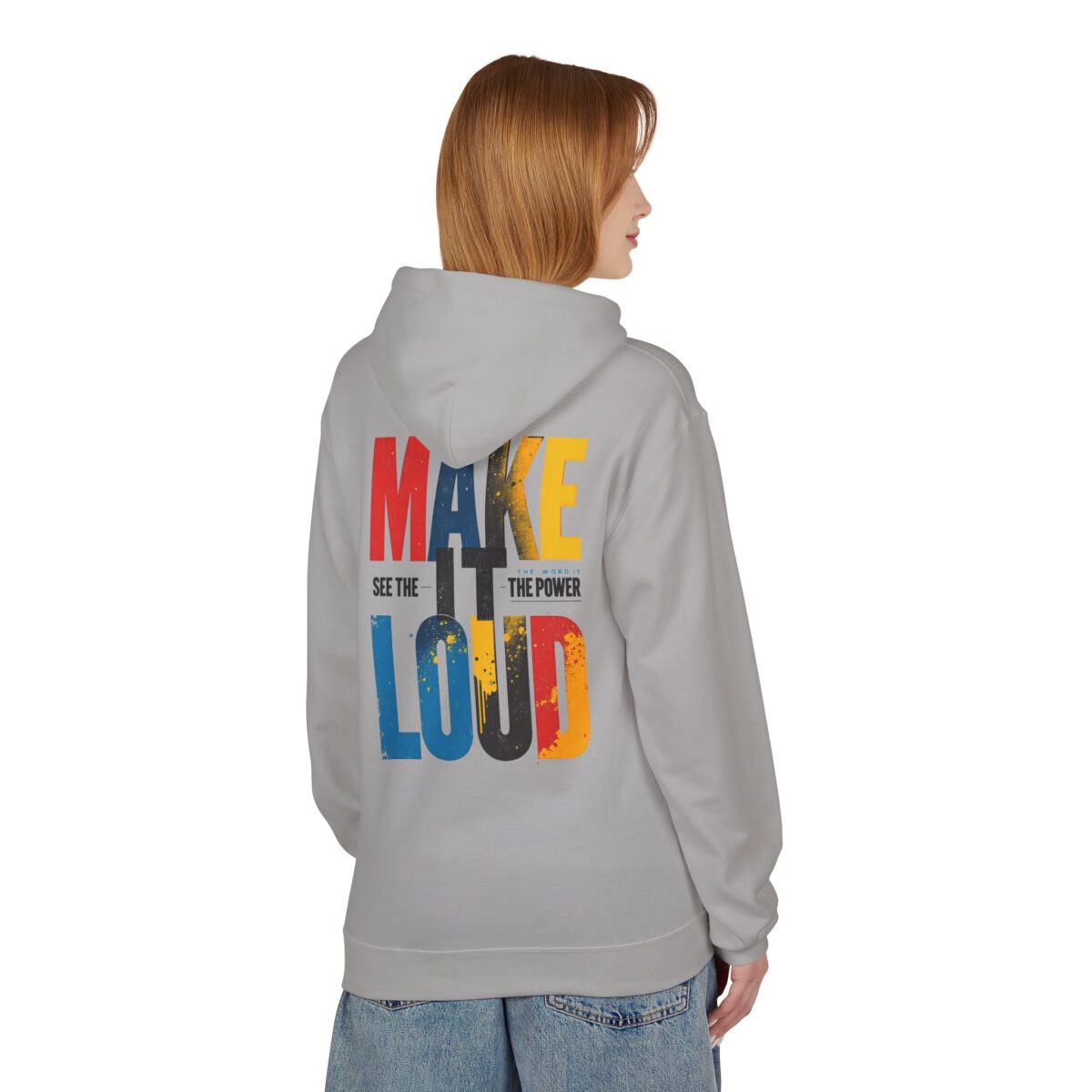 Make it Loud Unisex Midweight Softstyle Fleece Hoodie - Image 8