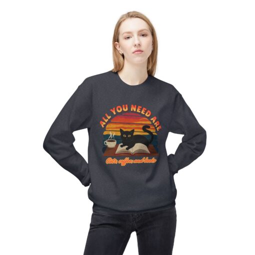 All you need are Unisex Midweight Softstyle Fleece Crewneck Sweatshirt - Image 27