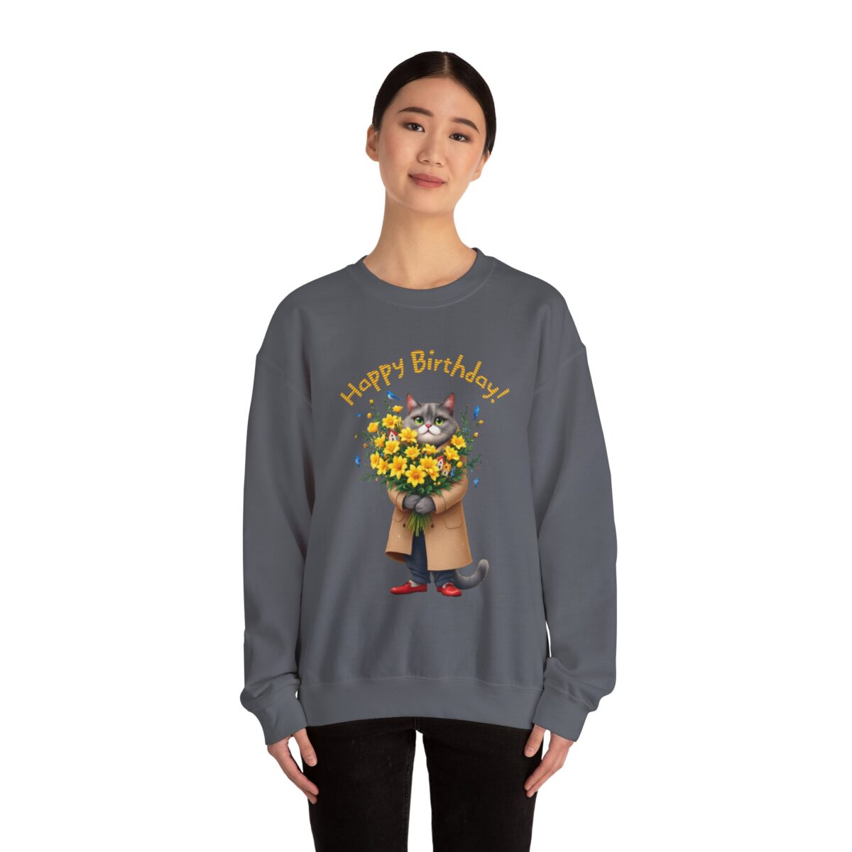 Happy Birthday! Unisex Heavy Blend™ Crewneck Sweatshirt - Image 20
