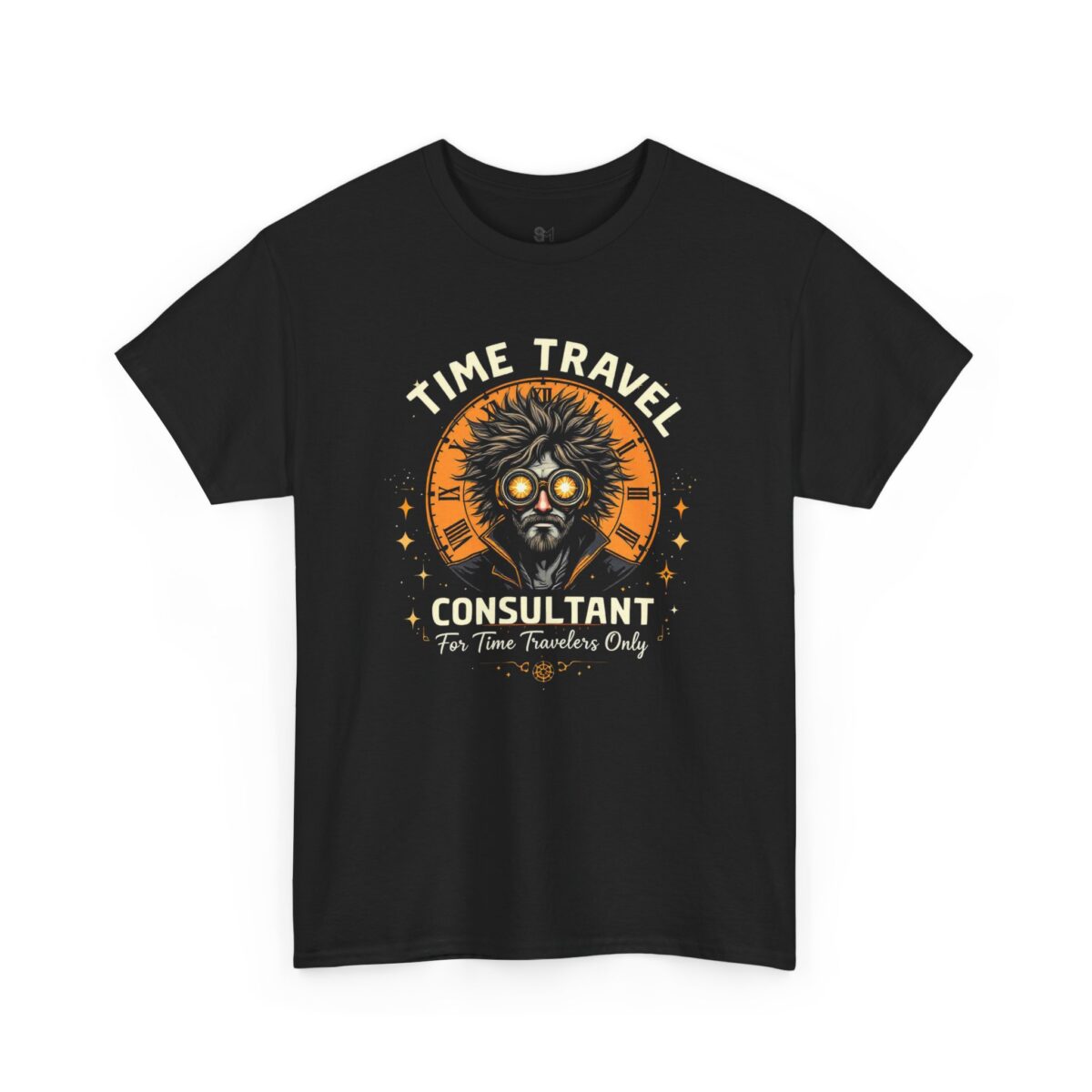 Time travel Unisex Heavy Cotton Tee - Image 3