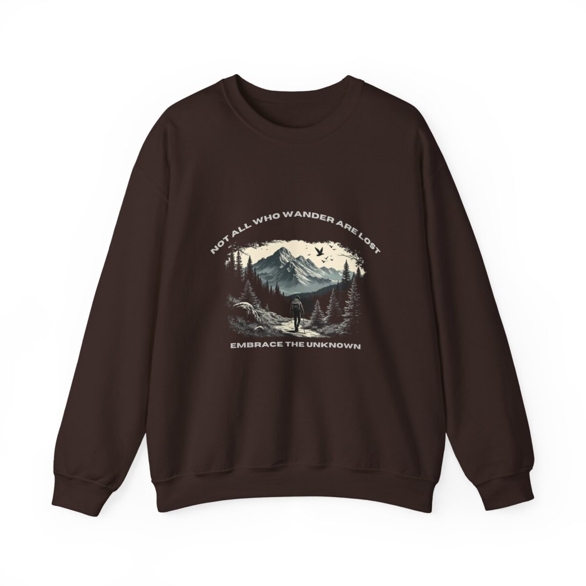 Not All Who Wander Are Lost Unisex Heavy Blend™ Crewneck Sweatshirt - Image 5