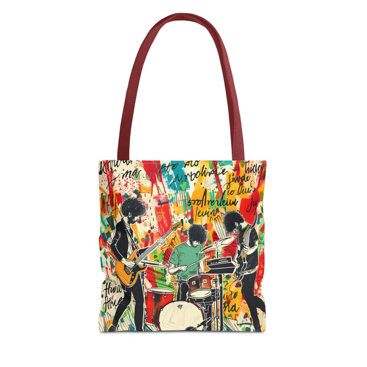 Rock Band Tote Bag (AOP) - Image 13