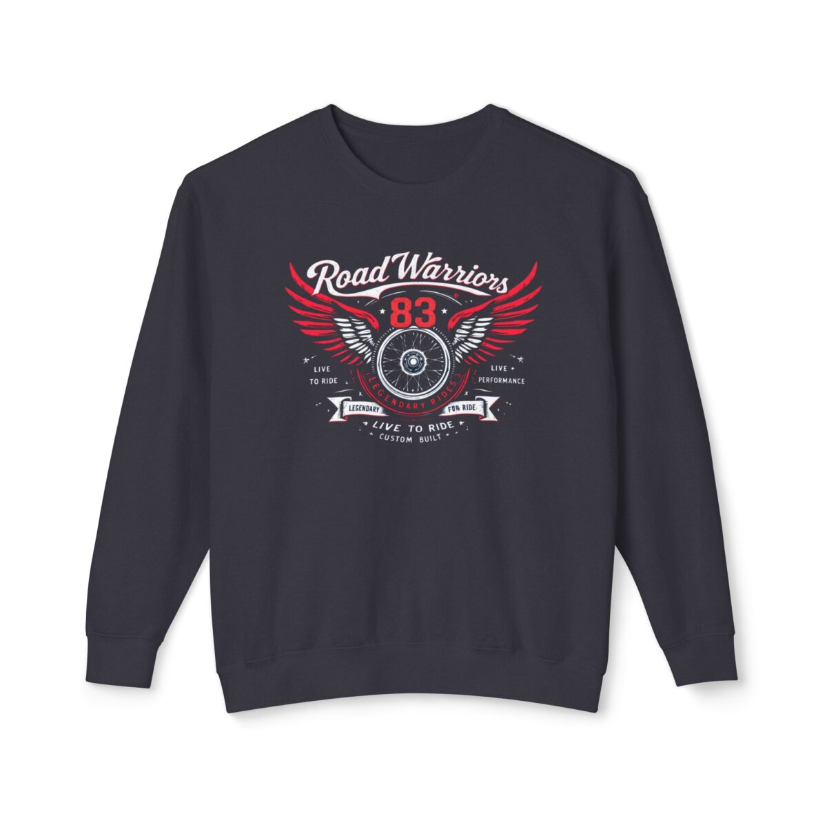 Road Warriors Unisex Lightweight Crewneck Sweatshirt