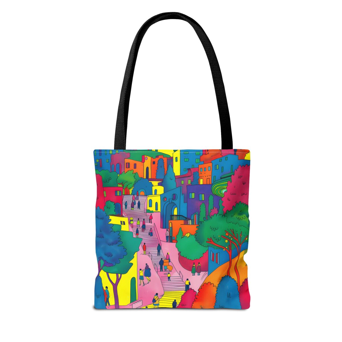 The hillside village in Korea Tote Bag (AOP) - Image 2