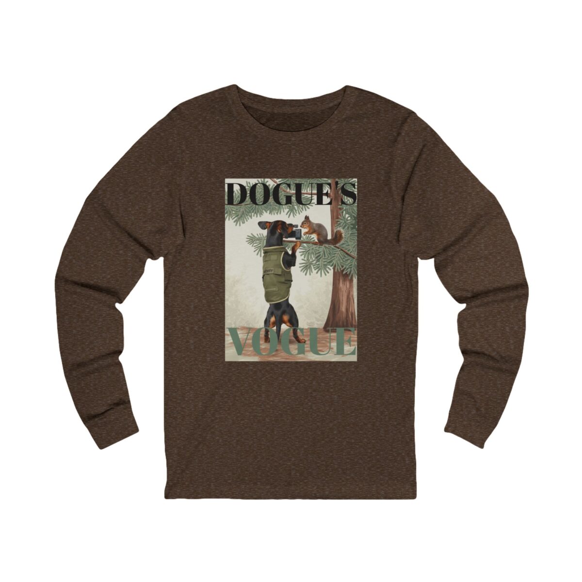 Dogue's Vogue Unisex Jersey Long Sleeve Tee - Image 3