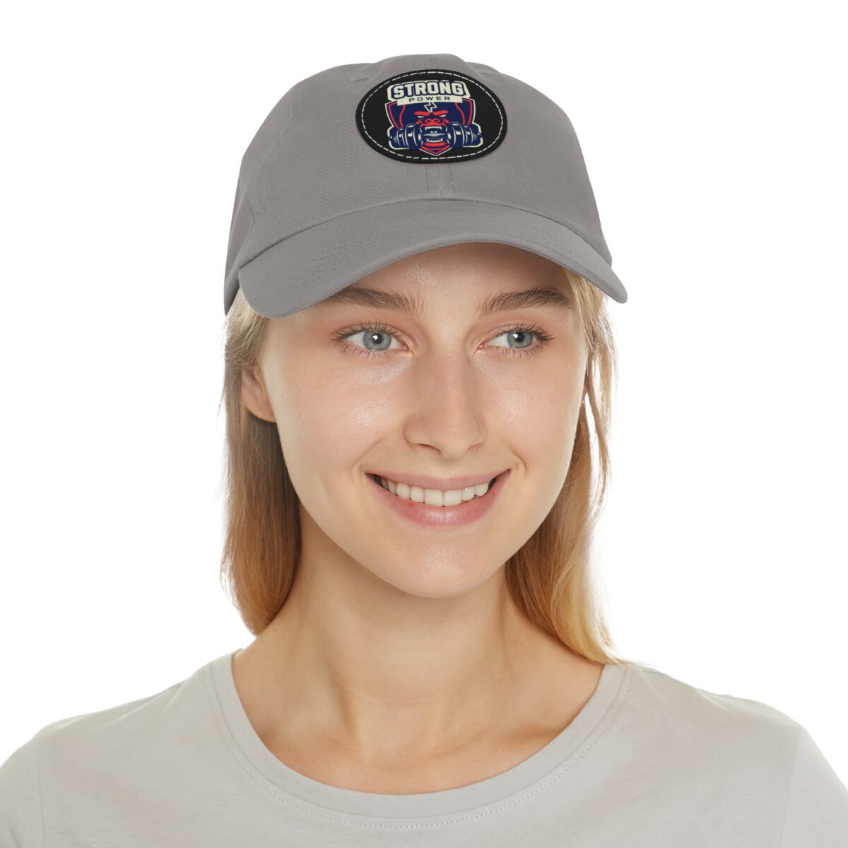 Strong Power Hat with Leather Patch (Round) - Image 12